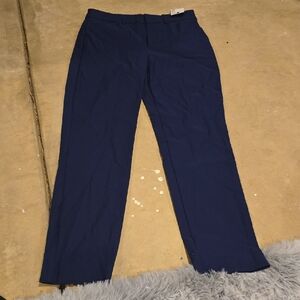 Nine West Womens Deep Blue Dress Pants